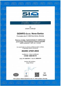 ISO 27001 - 2025 slika